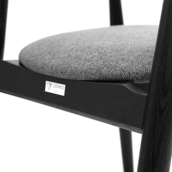 Стілець Mamont Black – стілець для кухні та кафе