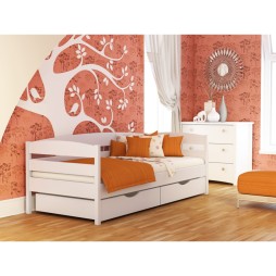 Ліжко Нота плюс біле