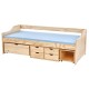 Односпальне ліжко Maxima 2 з висувними ящиками