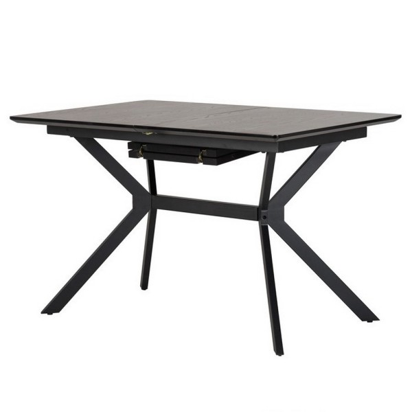 Стіл TM-95 чорний 120-160 см - стильний стіл для кухні та кафе
