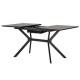Стіл TM-95 чорний 120-160 см - стильний стіл для кухні та кафе
