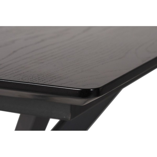 Стіл TM-95 чорний 120-160 см - стильний стіл для кухні та кафе