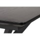 Стіл TM-95 чорний 120-160 см - стильний стіл для кухні та кафе