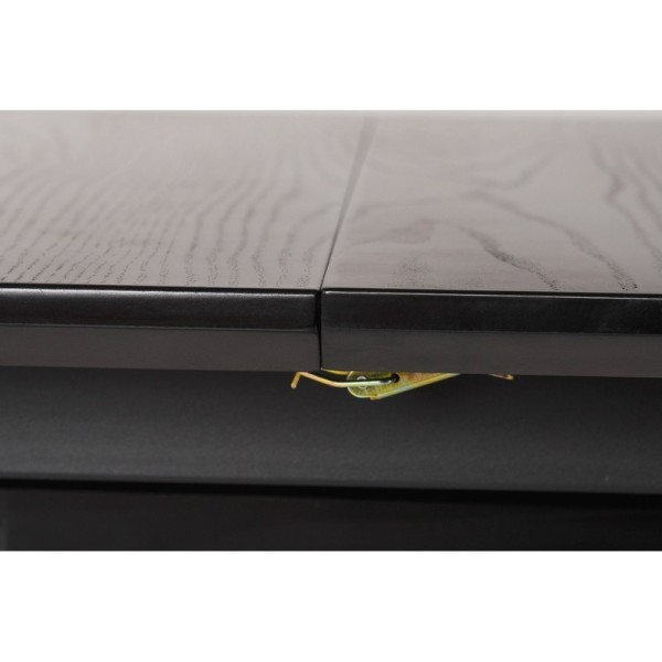 Стіл TM-95 чорний 120-160 см - стильний стіл для кухні та кафе