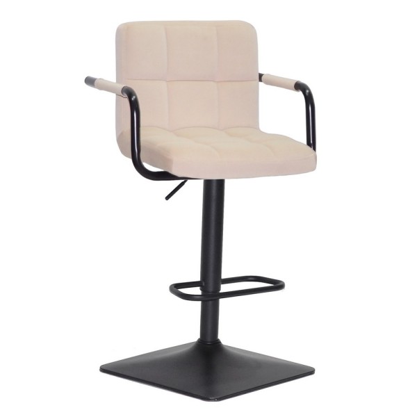 Барний стілець Tetris arm SQ black