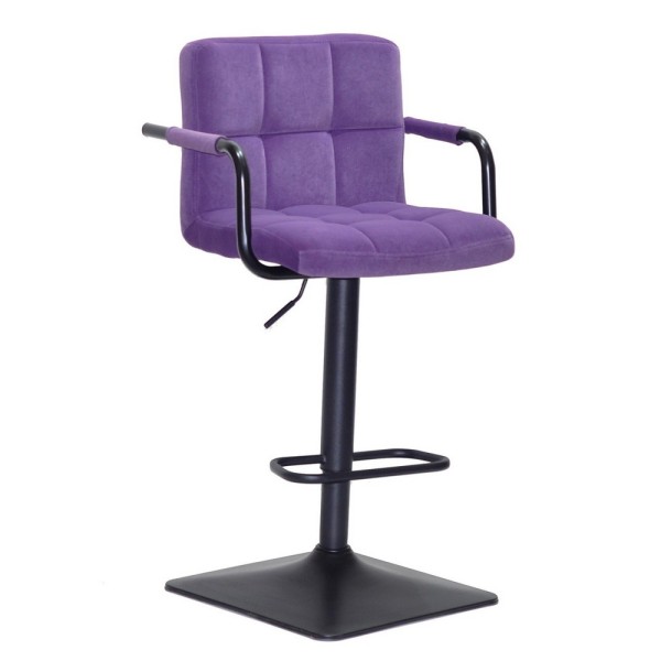 Барний стілець Tetris arm SQ black