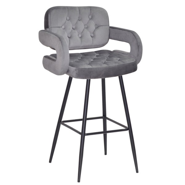 Барний стілець Fancy metall з підлокітниками