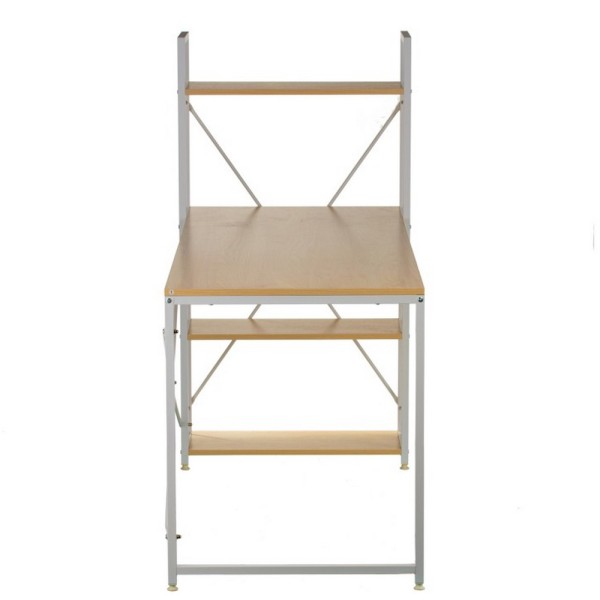 Стіл зі стелажем Cross Beige – сучасне рішення для вашого офісу