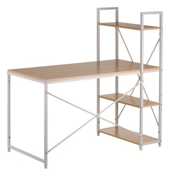 Стіл зі стелажем Cross Beige – сучасне рішення для вашого офісу