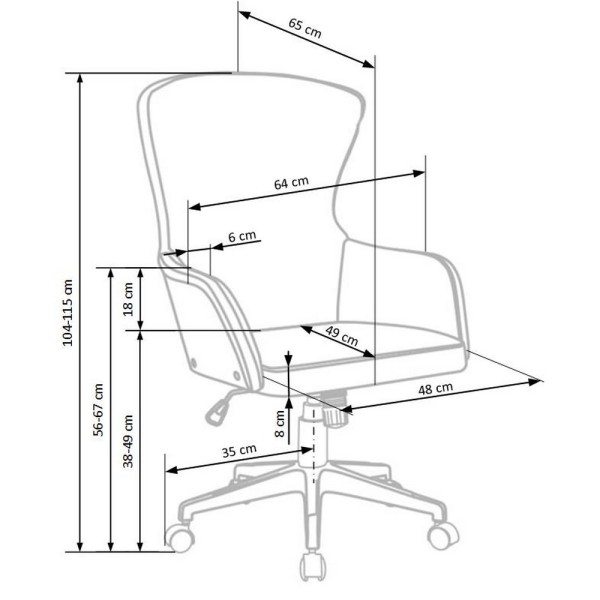 Офісне крісло Dover