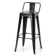 Барний стілець високий Толікс Black - Купити в Україні
