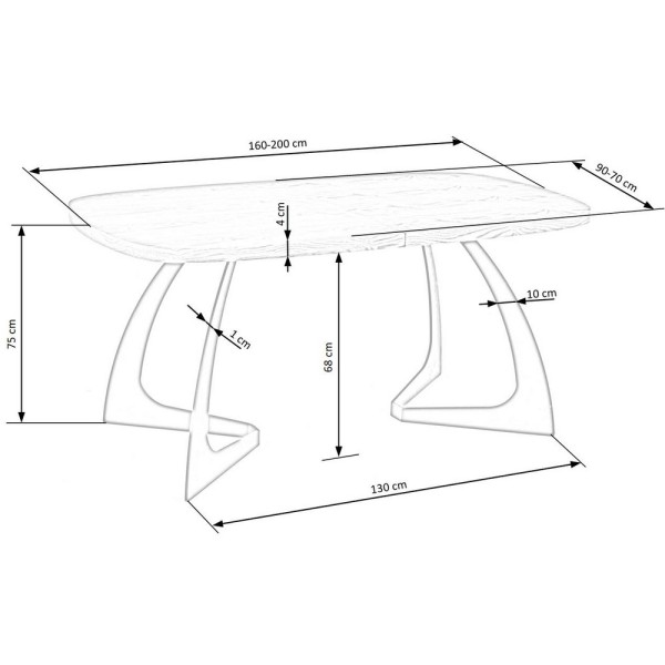 Стіл Veldon – ідеальне рішення для вашої кухні
