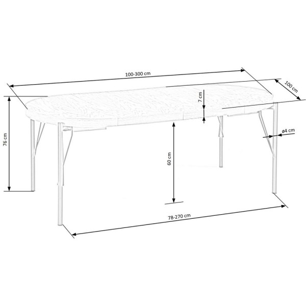 Кухонний стіл Inferno — стильний та зручний для вашої оселі