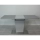 Стіл Dallas Light grey satin 120-160 см