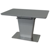 Стол Dallas Light grey satin 120-160 см