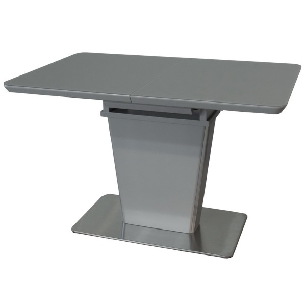 Стіл Dallas Light grey satin 120-160 см