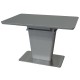 Стіл Dallas Light grey satin 120-160 см