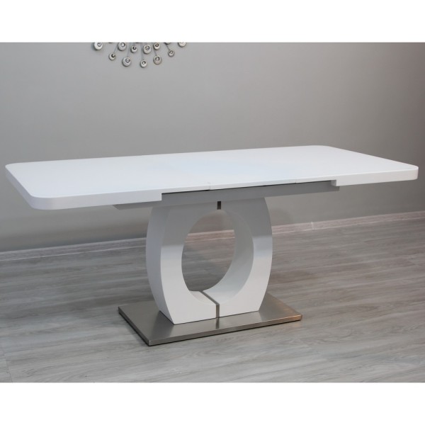 Стіл Calvados White Satin 140-180 см – Ідеальний вибір для вашої кухні