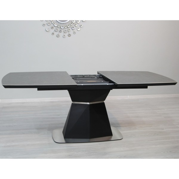 Стіл Diamante Black Ceramic 160-200 см