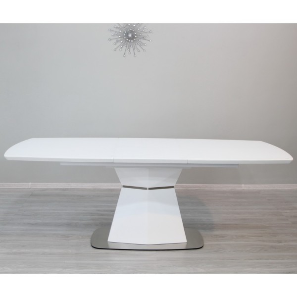 Стіл Diamante White Satin 160-210 см
