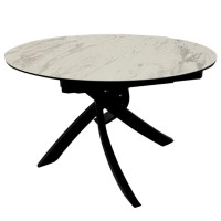 Стіл Caezar White Matt Ceramic HY03 d-120 см