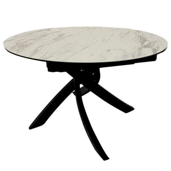 Стіл Caezar White Matt Ceramic HY03 d-120 см – стильний і функціональний