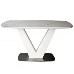 Стіл California White Matt Ceramic ZH01 80х140 см