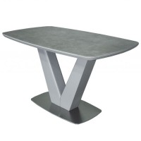 Стіл California Light Grey Satin Ceramic HY04  140 см