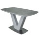 Стіл California Light Grey Satin Ceramic HY04 140 см — розкладний стіл для кухні