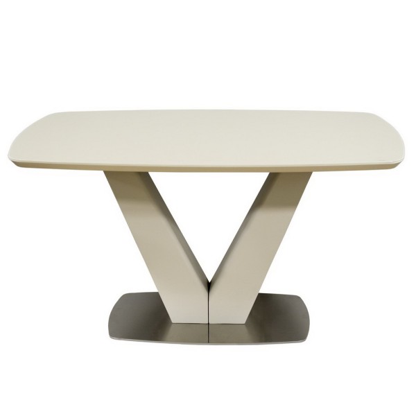 Стіл California Beige Satin 80х140 см — розкладний стіл для кухні