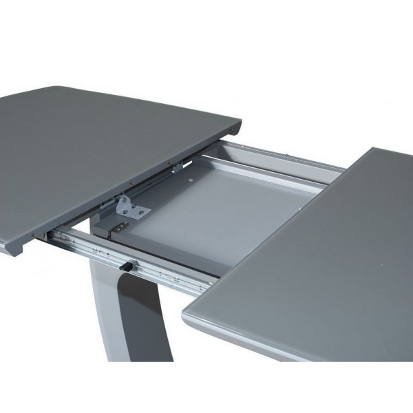 Стіл Arizona Light Grey Satin – розкладний стіл для кухні