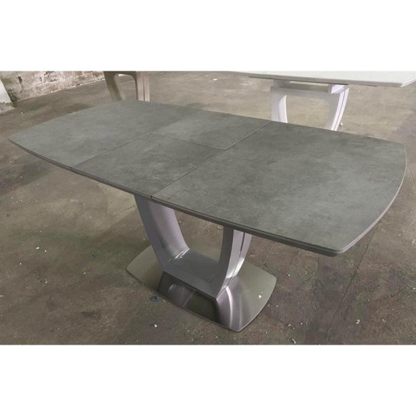 Стіл Arizona Light Grey Satin Ceramic HY04 120-160 см