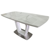 Стіл Arizona White Gloss Ceramic HY03 120-160 см