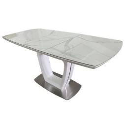 Стіл Arizona White Gloss Ceramic HY03 120-160 см