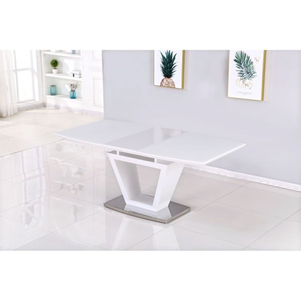 Стіл Seattle White Satin 140-180 см