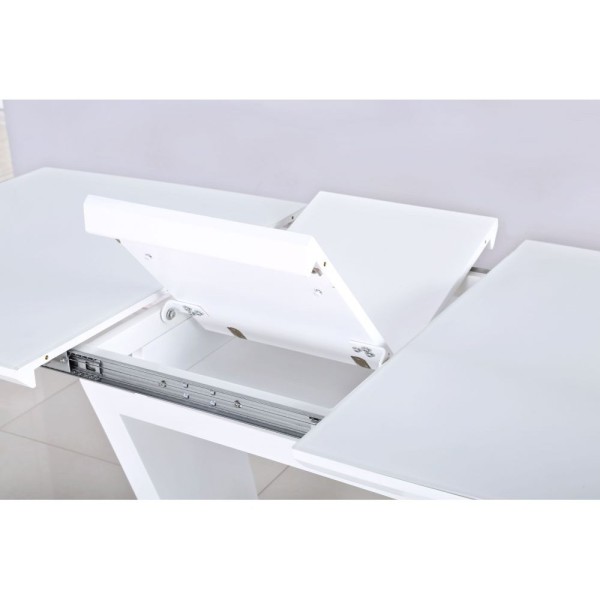 Стіл Seattle White Satin 140-180 см