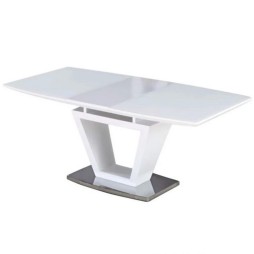 Стіл Seattle White Satin 140-180 см