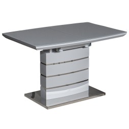 Стіл Houston Mini Light Grey Satin 110-150 см