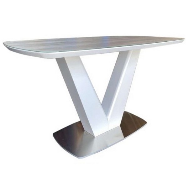 Стіл California White MJ027 140 см - стильний вибір для вашої кухні