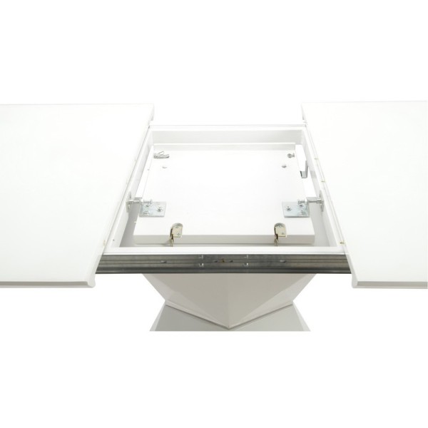 Стіл Atlanta white 140-180 см – Розкладний стіл для кухні