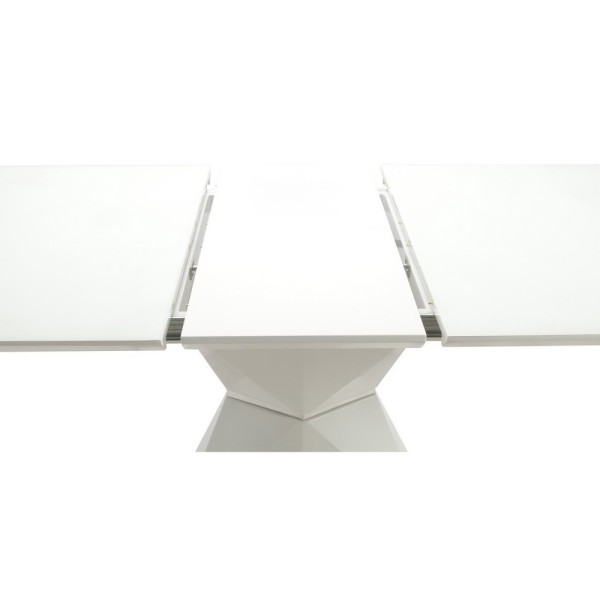 Стіл Atlanta white 140-180 см – Розкладний стіл для кухні