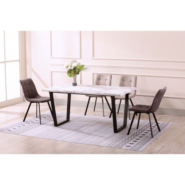 Стіл Greus marble 90х160 см: стильний та зручний вибір для вашої кухні