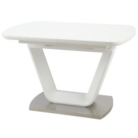 Стіл Melas white 120-160 см