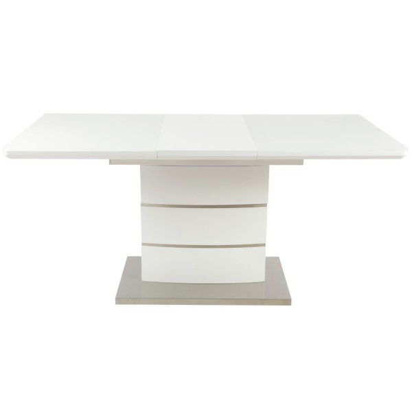 Стіл Tokyo white 120-160 см – розкладний стіл для кухні