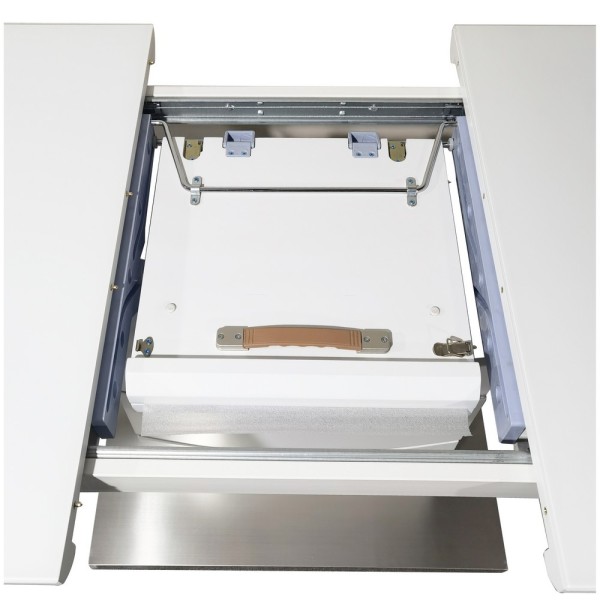 Стіл Tokyo white 120-160 см – розкладний стіл для кухні