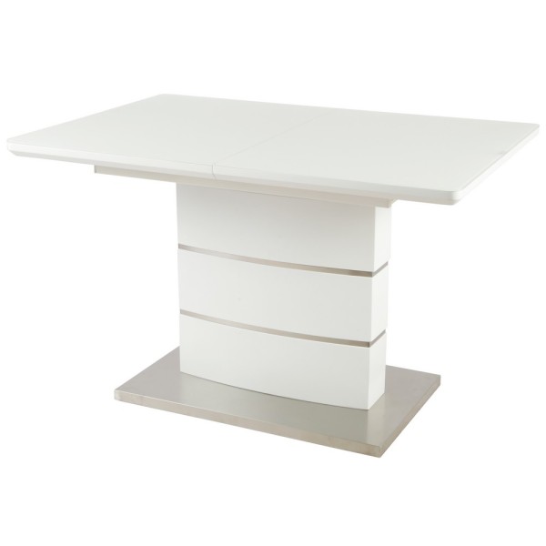 Стіл Tokyo white 120-160 см – розкладний стіл для кухні