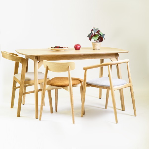 Стілець Mamont з натурального ясена – для вашої кухні або кафе