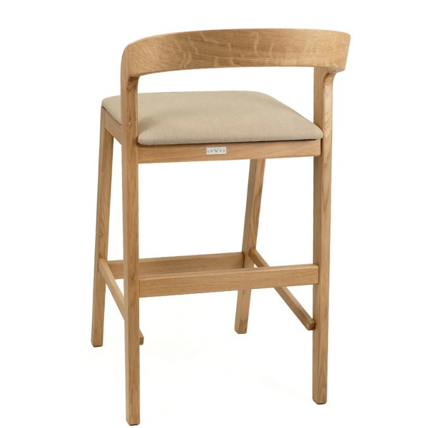 Напівбарний стілець Floki natural (Флокі) для кухні та кафе