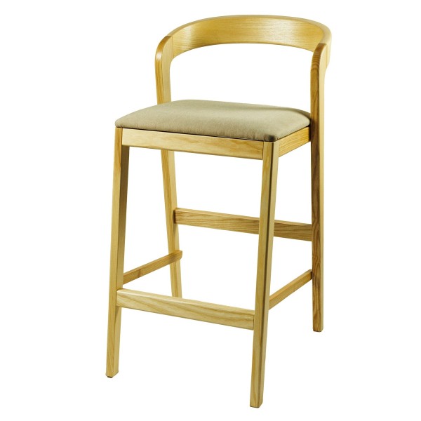 Напівбарний стілець Floki natural (Флокі) для кухні та кафе