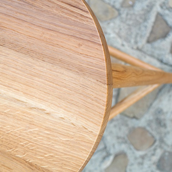 Барний стілець №3 Natural з масиву дуба